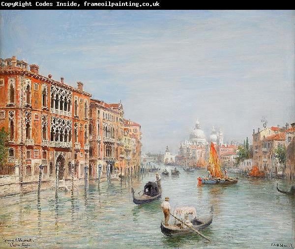 Frans Wilhelm Odelmark Canale Grande Venedig